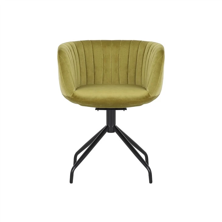 Ergonomic Swivel Leisure Chair Nrog Npuag Npog