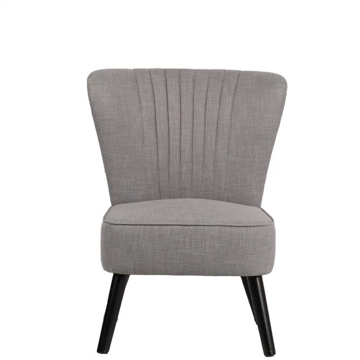 Npuag Upholstered Armless Accent Chair nrog Ntoo ceg OEM