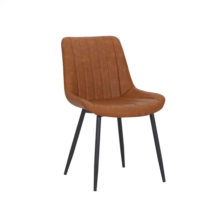 Ergonomic Dining Chair Nrog Vintage Tawv
