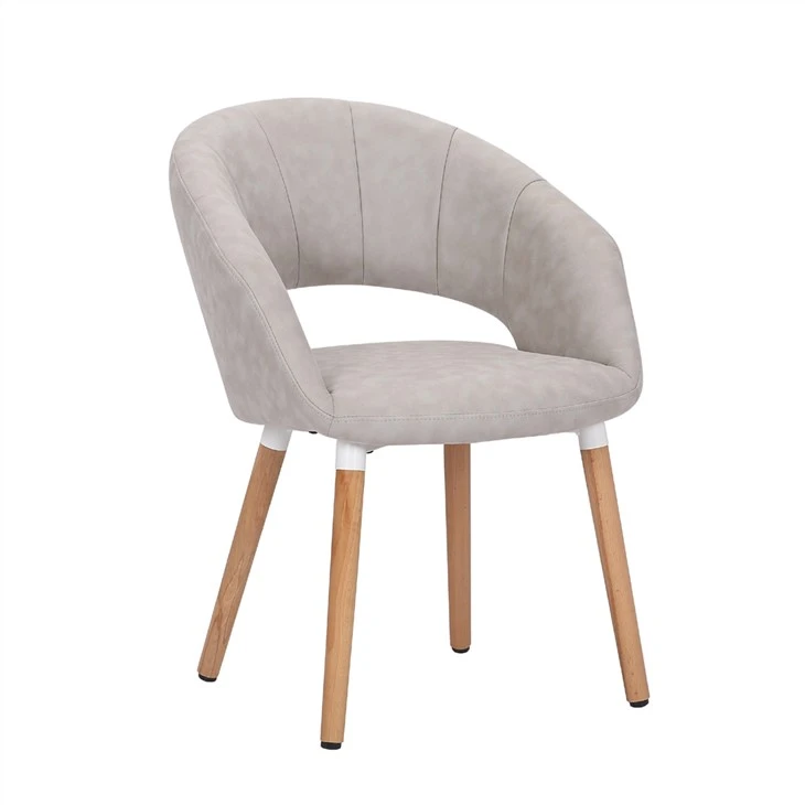 Tshiab Model Fabric Leisure Chair Nrog Beech Ko Taw