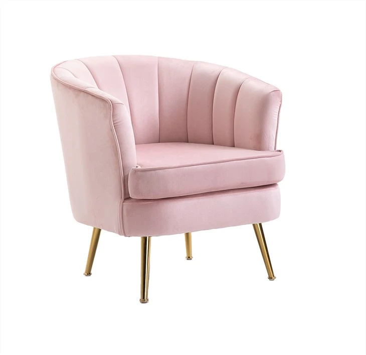 Niaj hnub Pink Leisure Arm Chairs