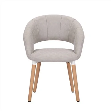 Classical Fabric Dining Chair Accent Chair nrog ntxim nyiam saib