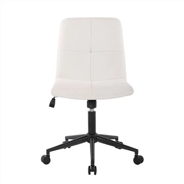 Ergonomic Swivel Fabric Chair Lub Rooj Zaum Hauv Tsev