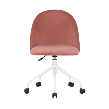 Morden Style Swivel Lub Rooj Zaum Hauv Tsev Nrog Velvet Npuag