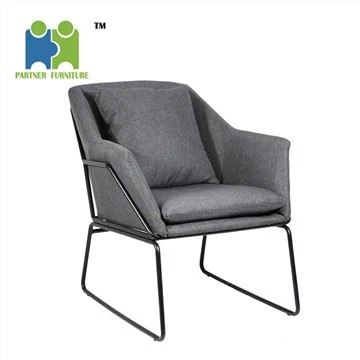Tshiab Tsim Niaj Hnub Npuag Arm Chair
