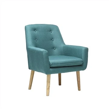 Tshiab Tsim Arm Chair Nrog Fabric Cotton Rooj