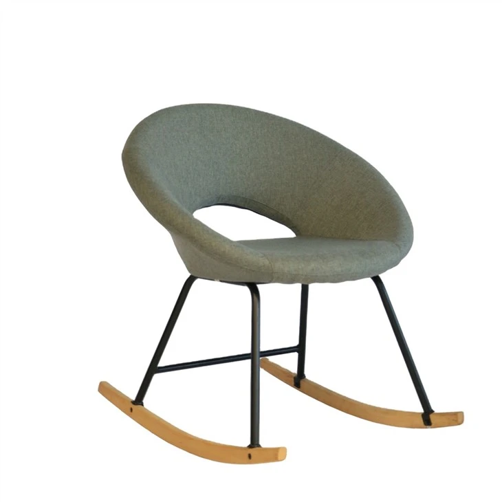 Soft Fabric Cover Rocking Chair