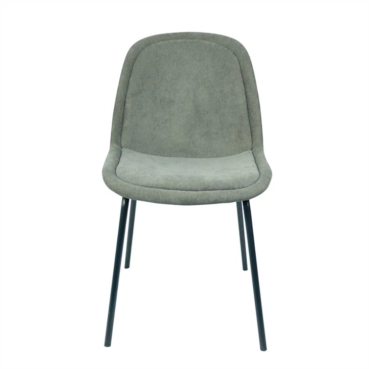 Niaj hnub nimno ntaub upholstered lub teeb ntsuab noj mov lub rooj zaum