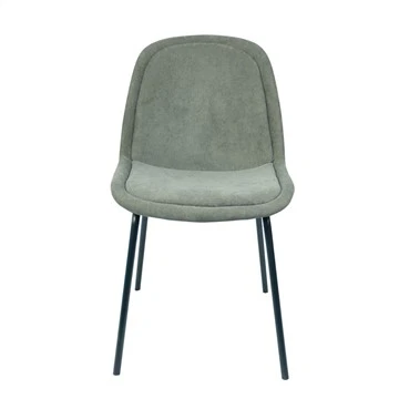 Niaj hnub nimno ntaub upholstered lub teeb ntsuab noj mov lub rooj zaum
