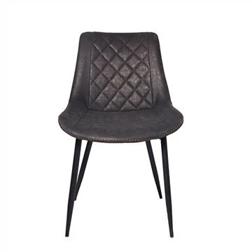 Niaj hnub nimno Upholstered Dining Chair Nrog Soft Leather Cover