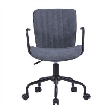 Upholstered Adjustable Swivel Home Office Chair