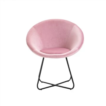 Velvet Fabric Leisure Chair Egg Chair Hlau Ncej Chair