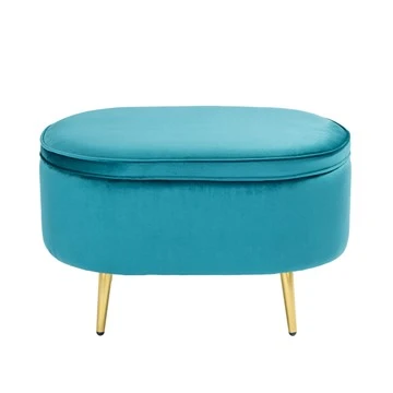 Cia Stool Dressing Table Stool Ottoman nrog Hlau ceg