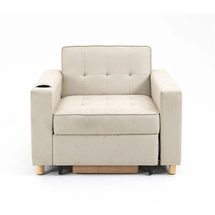 Ob-hauv-ib qho Multi-functional Convertible Sofa Chair