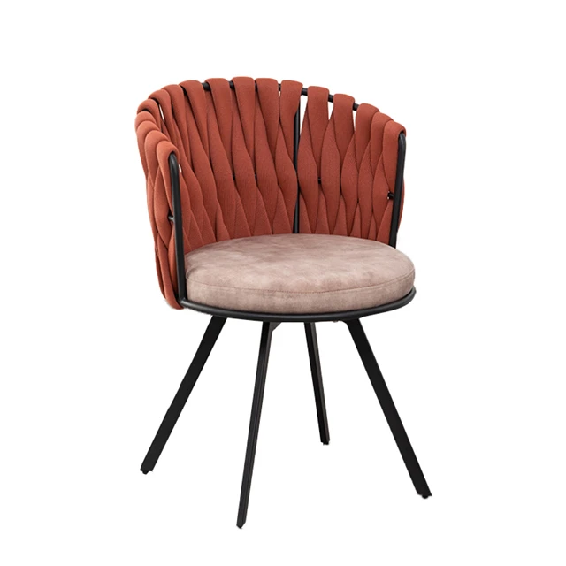 Partner Leisure Chair Nrog Npuag Thiab Hlau Backrest