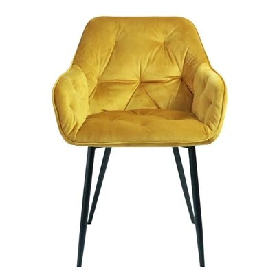 Velvet Fabric Dining Chair Armchair Chav Nyob