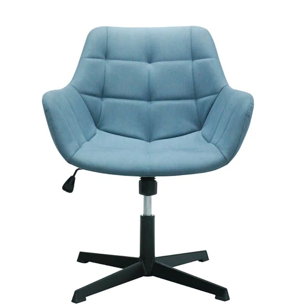 Velvet Fabric Cover Adjustable Height Home Office Chair