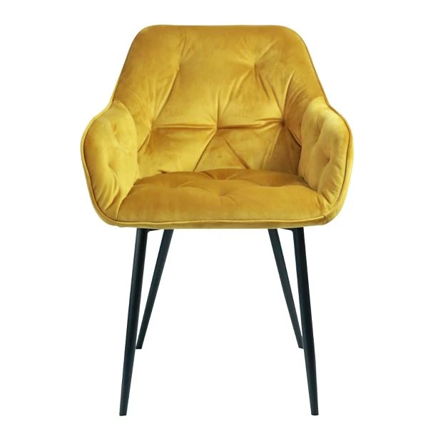 Velvet Fabric Dining Chair Armchair Chav Nyob
